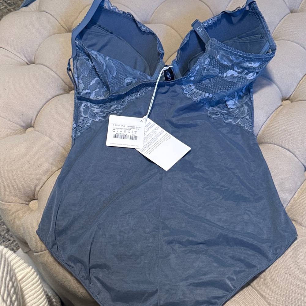 La Perla Midnight Blue Lace Slip - Picture 6 of 6